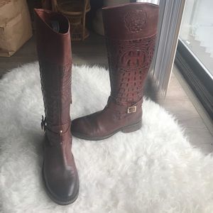 Vince Camuto Knee High Leather Boots!